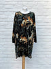 Green Butterfly Velvet - Wide Tunic  £90