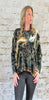 Green Butterfly Velvet - Wide Top £82.50