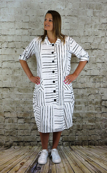 Button Front Dress