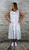 Excel Mono Print - Maxi Pocket Dress White £85