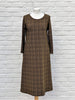 Prince Of Wales Gold Check - Dress  £112.50