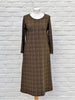 Prince Of Wales Gold Check - Dress  £40
