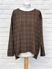 Prince Of Wales Gold Check - Wide Top  £75