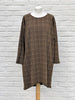 Prince Of Wales Gold Check - Wide Tunic  £90