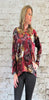 Red Butterfly Velvet - Wide Top  £82.50